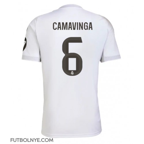 Camiseta Real Madrid Eduardo Camavinga #6 Primera Equipación 2025-26 manga corta